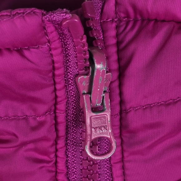Columbia Womens Hot Pink Lightweight Thin Puffer Jacket Size Small Zip UpPockets - Picture 10 of 15